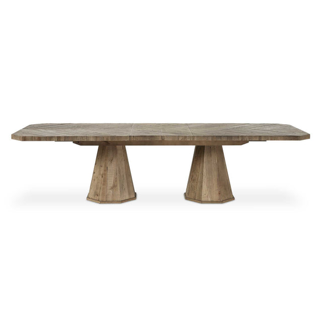 Caledon Reclaimed Dining Table Oak - Light Brown by Uttermost - View 1