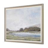 Restful Vista-Awe Landscape Art Black / Blue / Brown / Gold / Gray / Green / Woodtone - Blue / Green by Uttermost - View 3