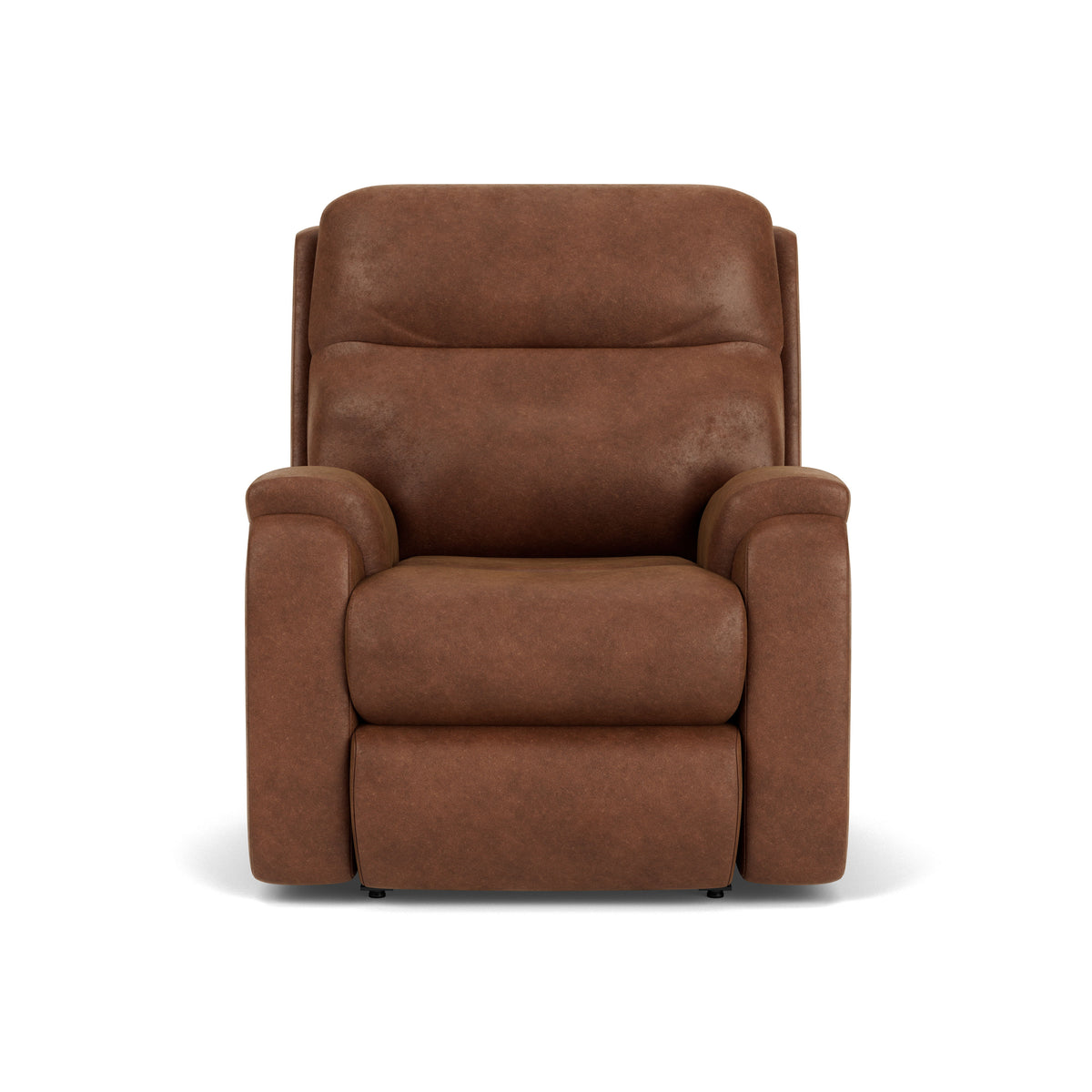 Penn Transitional Fabric Power Rocking Recliner With Power Headrest & Lumbar | Flexsteel
