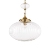 Bellaire 1 Light Glass Shade Pendant - Gold by Uttermost - View 7