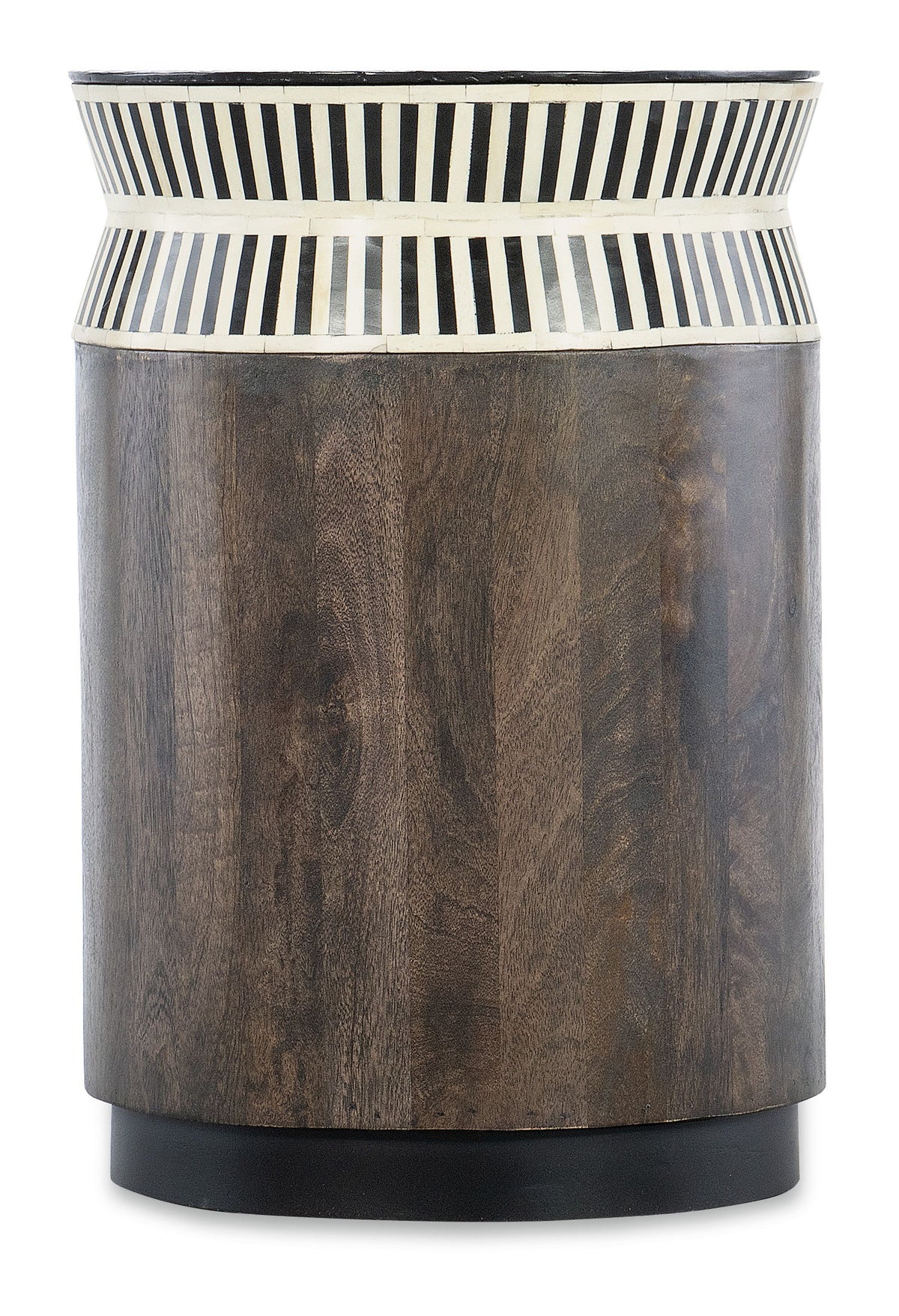 Commerce And Market Jacobs Ladder End Table - Dark Brown / Dark Gray by Hooker Furniture - View 1