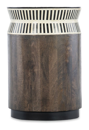 Commerce And Market Jacobs Ladder End Table - Dark Brown / Dark Gray by Hooker Furniture - View 1