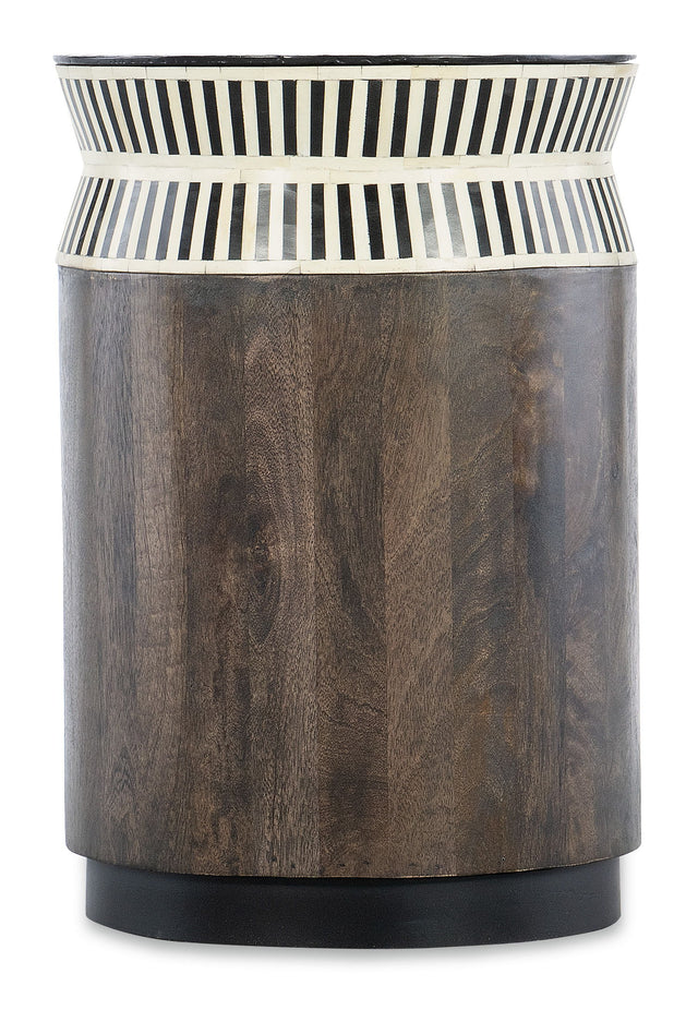 Commerce And Market Jacobs Ladder End Table - Dark Brown / Dark Gray by Hooker Furniture - View 1