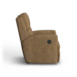 Chip Transitional Fabric Power Rocking Recliner | Flexsteel