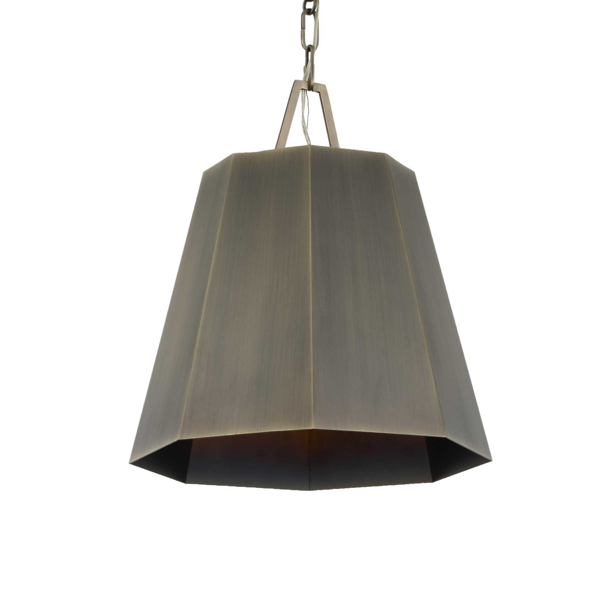 Granada 1 Light Hexagon Pendant - Dark Gray by Uttermost - View 4