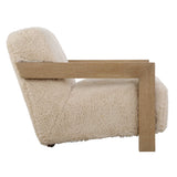 Jackson Sheepskin Accent Chair - Light Brown by Uttermost - View 5