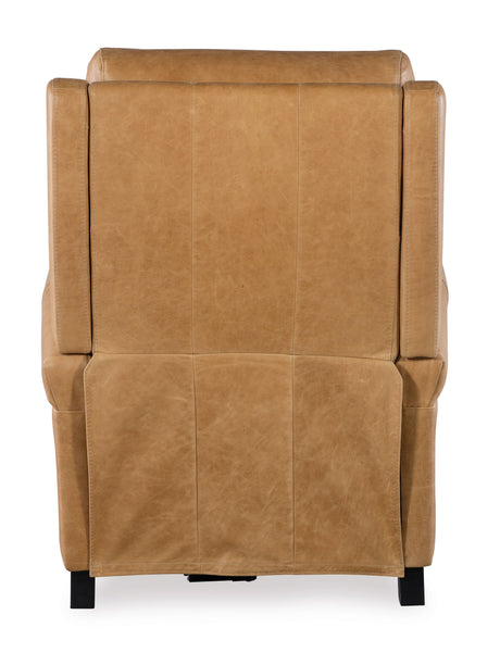 Hurley Power Recliner With Power Headrest - Light Brown by Hooker Furniture - View 2