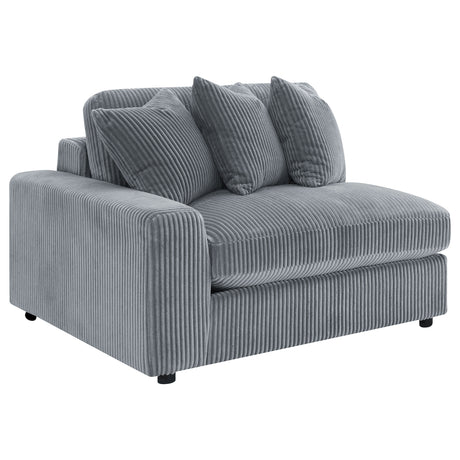 Marcus Fog Track Arms Reversible Sectional with Pillows - sold by Home Elegance USA
