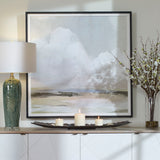 Soft Clouds Framed Print - Silver by Uttermost - View 2