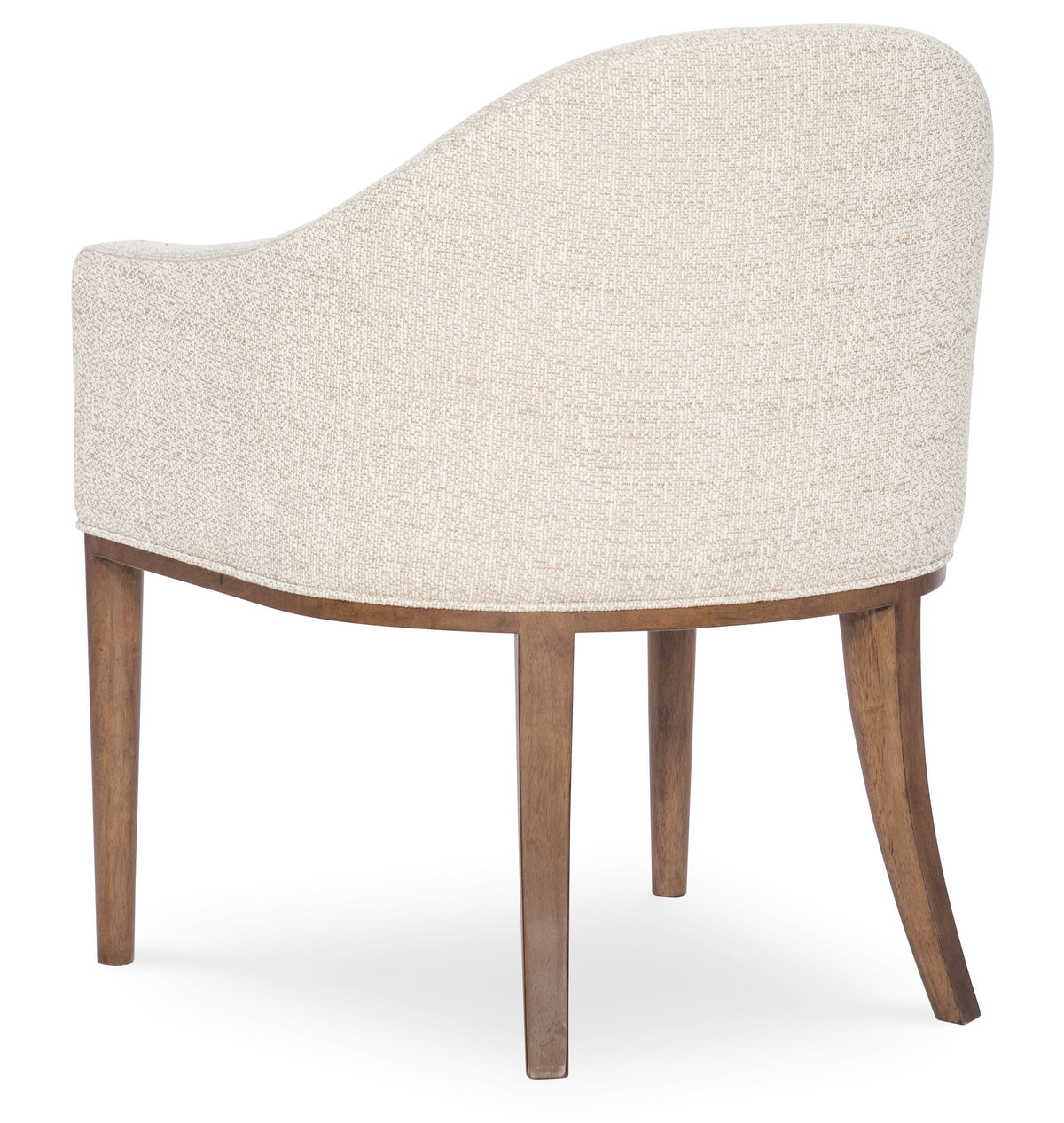 Eleana Upholstered Arm Chair - Beige / Dark Brown by Hooker Furniture - View 4