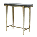 Preston Rectangular Accent Table Brass,Gold - Black / Gold by Uttermost - View 4