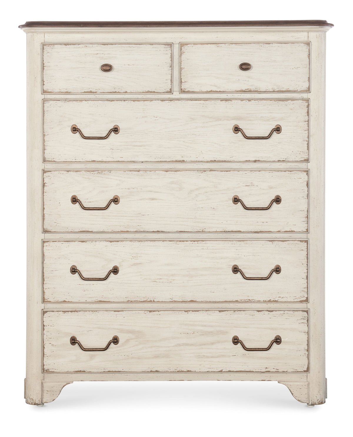 Americana 46" Six-Drawer Chest - White by Hooker Furniture - View 3