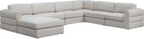 Beckham - Modular Sectional 7 Piece - Beige - Fabric | Home Elegance USA