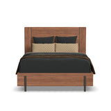 Lincoln Queen Panel Bed - Warm Walnut | Flexsteel
