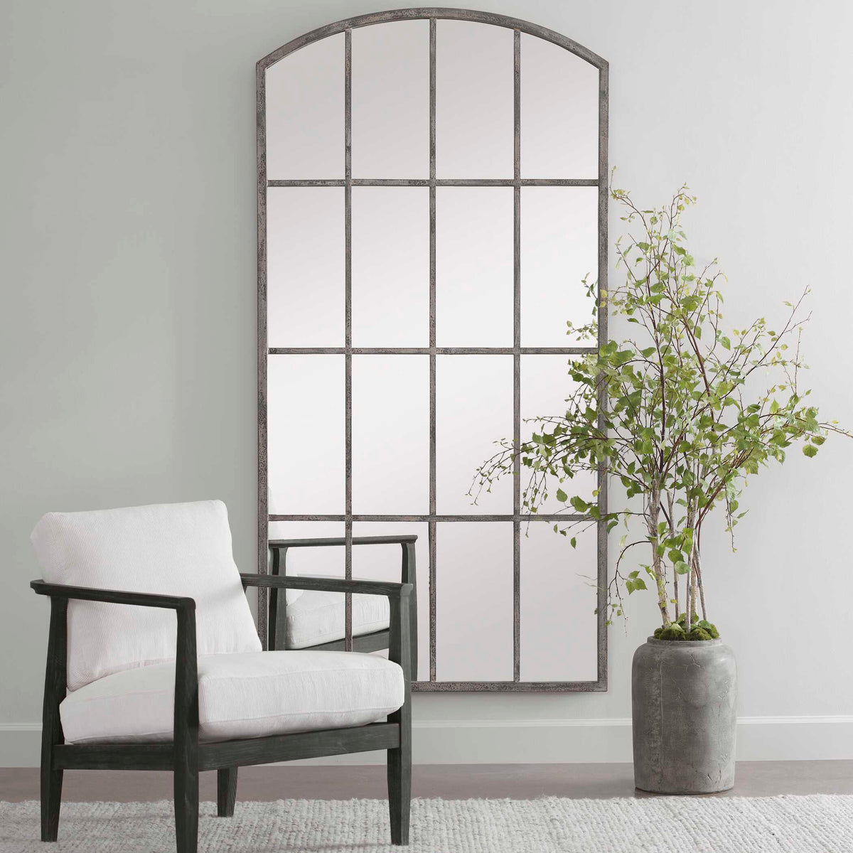 Aldis Potted River Birch - Gray / Green by Uttermost - View 6
