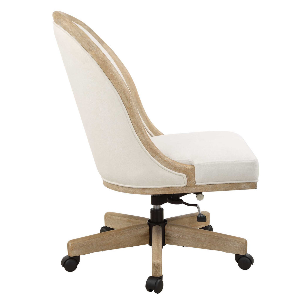 Lithe Light Oak Desk Chair - Light Brown by Uttermost - View 5