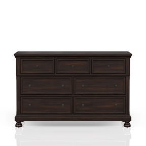 Seven Drawer Dresser Dark Cherry