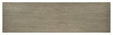 Linville Falls 84" Desk With Lateral File Cabinet - Gray by Hooker Furniture - View 2