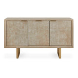 Maeva 3 Door Cabinet Light Wood - Light Brown by Uttermost - View 1