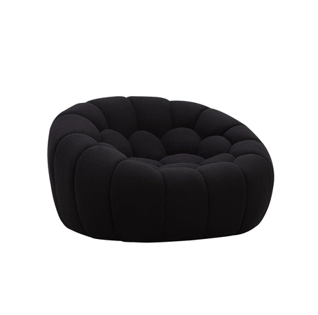 Divani Casa Yolonda - Modern Curved Black Fabric Sofa Set | VIG - Home Elegance USA