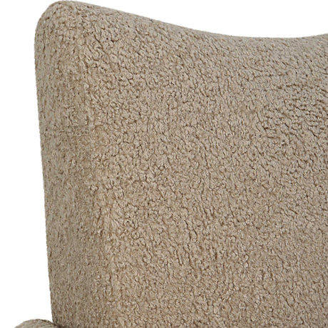 Teddy Accent Chair Latte - Beige by Uttermost - View 9