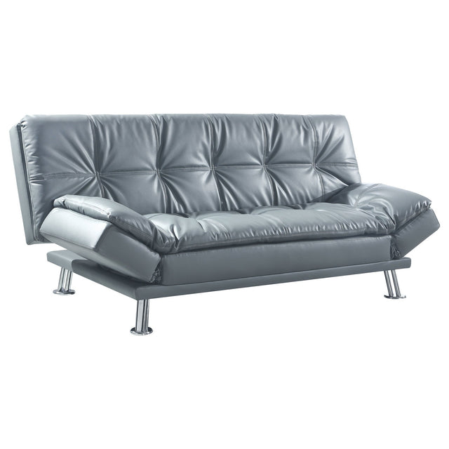 Dilleston Tufted Back Upholstered Sofa Bed Grey | Coaster | Home Elegance USA