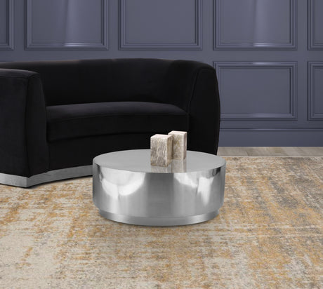 Jazzy 3 Piece Occasional Table Set In Silver - 282-3Set | Meridian - sold by Home Elegance USA