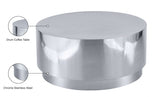 Jazzy 3 Piece Occasional Table Set In Silver - 282-3Set | Meridian - sold by Home Elegance USA