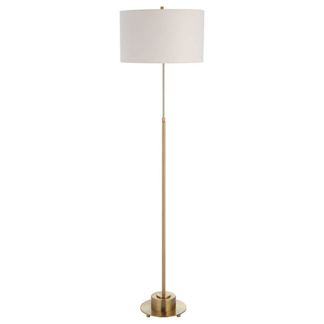Prominence Brass Floor Lamp - Yellow by Uttermost - View 4