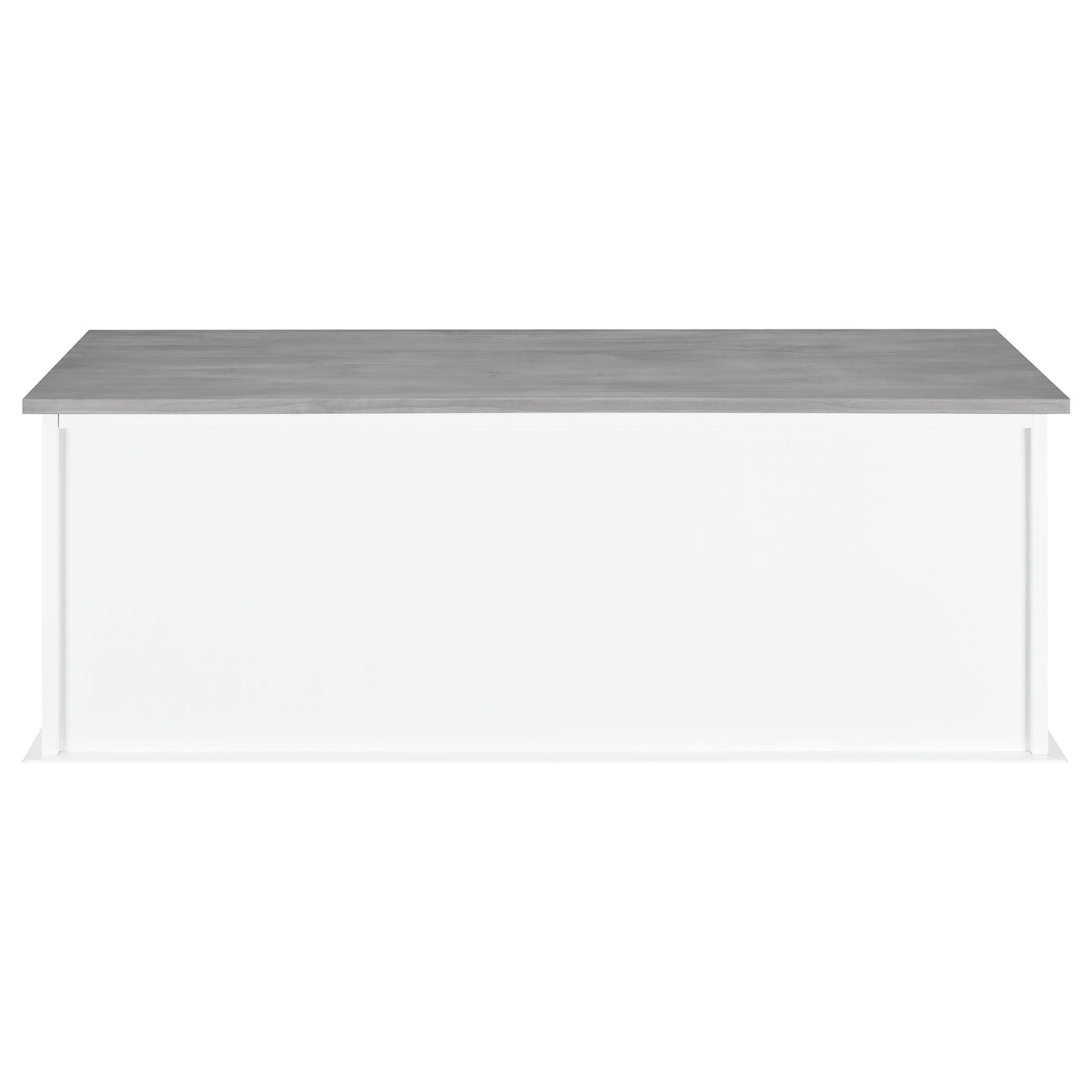 Storage Bench - Alma 3-drawer Storage Bench White and Weathered Grey