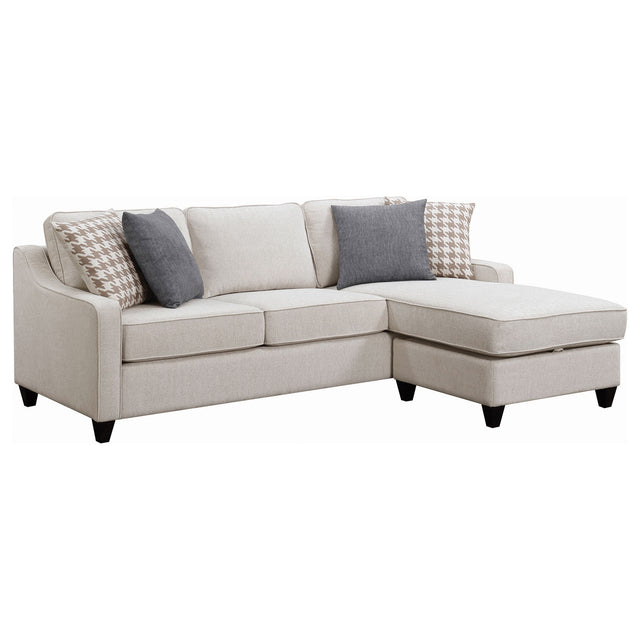 Sectional - Mcloughlin Upholstered Sectional Platinum