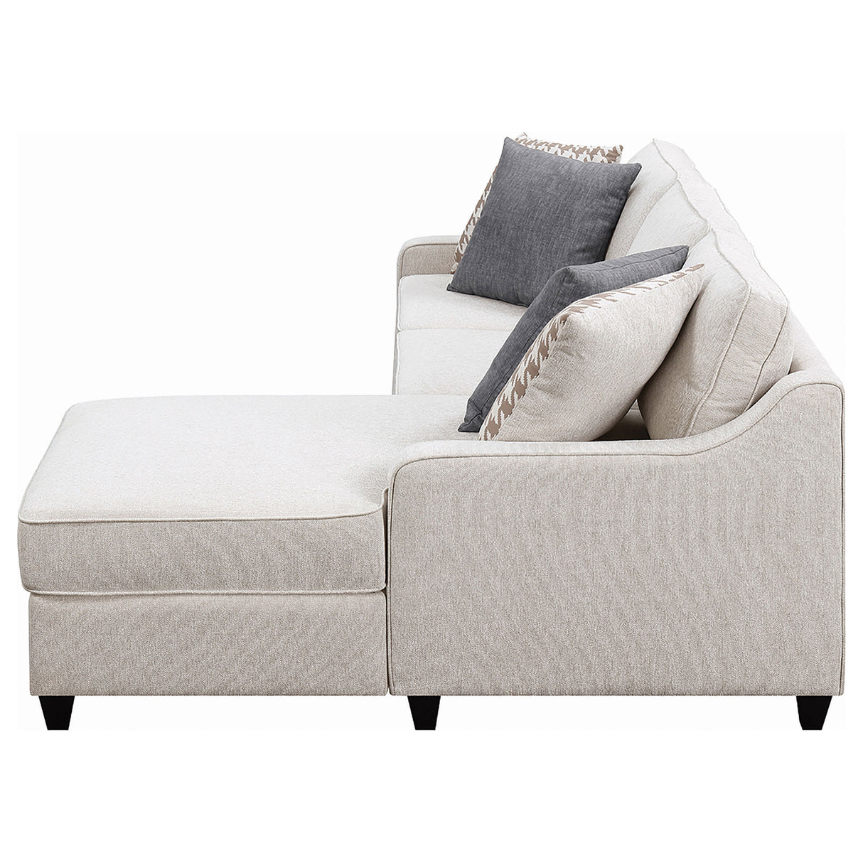 Sectional - Mcloughlin Upholstered Sectional Platinum