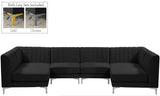 Alina - Modular Sectional 6 Piece - Black - Fabric - 604Black - Sec6B - Home Elegance USA - 2