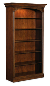 Brookhaven Open Bookcase - Dark Brown by Hooker Furniture - View 1