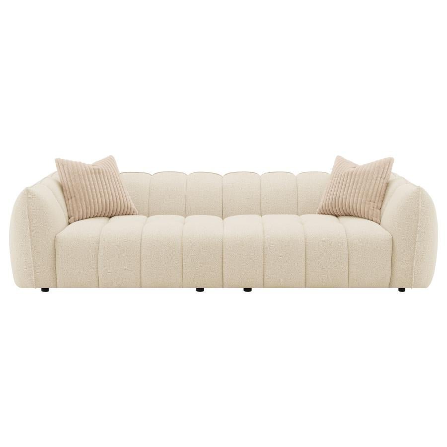 Winchester Boucle Extra Long Sofa Sand Pebble | Coaster | Home Elegance USA