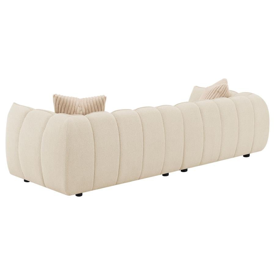 Winchester Boucle Extra Long Sofa Sand Pebble | Coaster