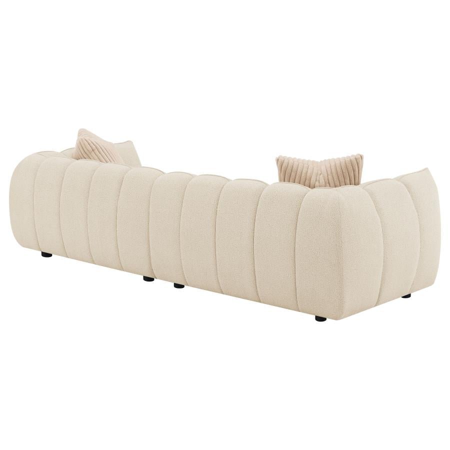 Winchester Boucle Extra Long Sofa Sand Pebble | Coaster