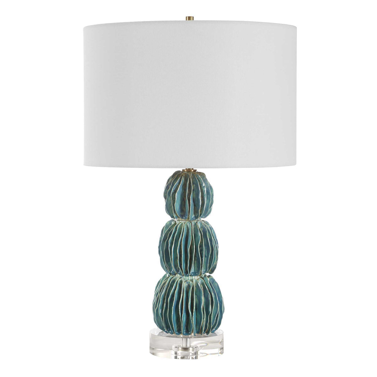 Bonaire Table Lamp - Blue by Uttermost - View 3