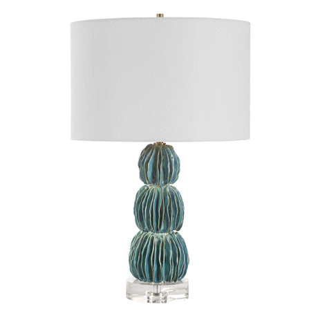 Bonaire Table Lamp - Blue by Uttermost - View 3