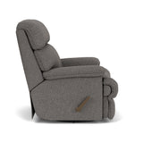 Geneva Transitional Fabric Swivel Gliding Recliner | Flexsteel