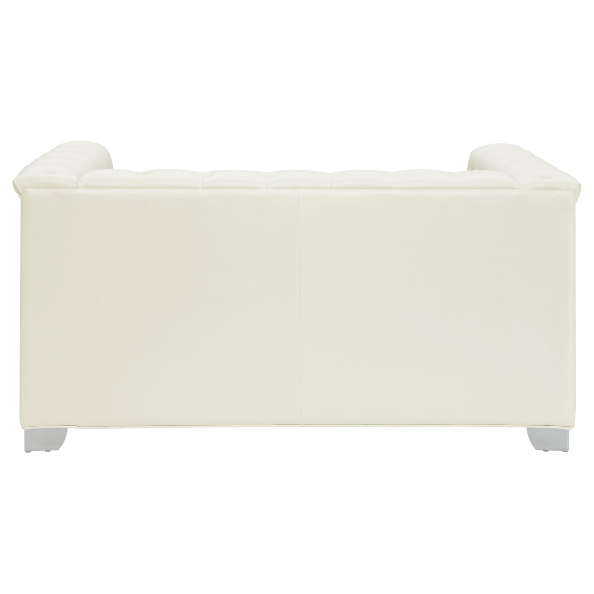 Loveseat - Chaviano Tufted Upholstered Loveseat Pearl White