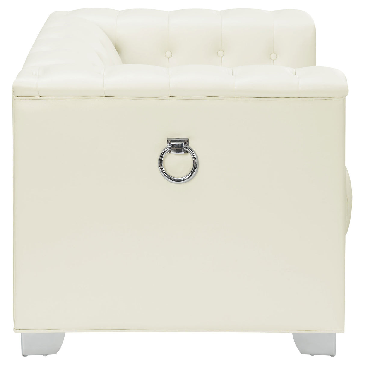 Chair - Chaviano Tufted Upholstered Chair Pearl White