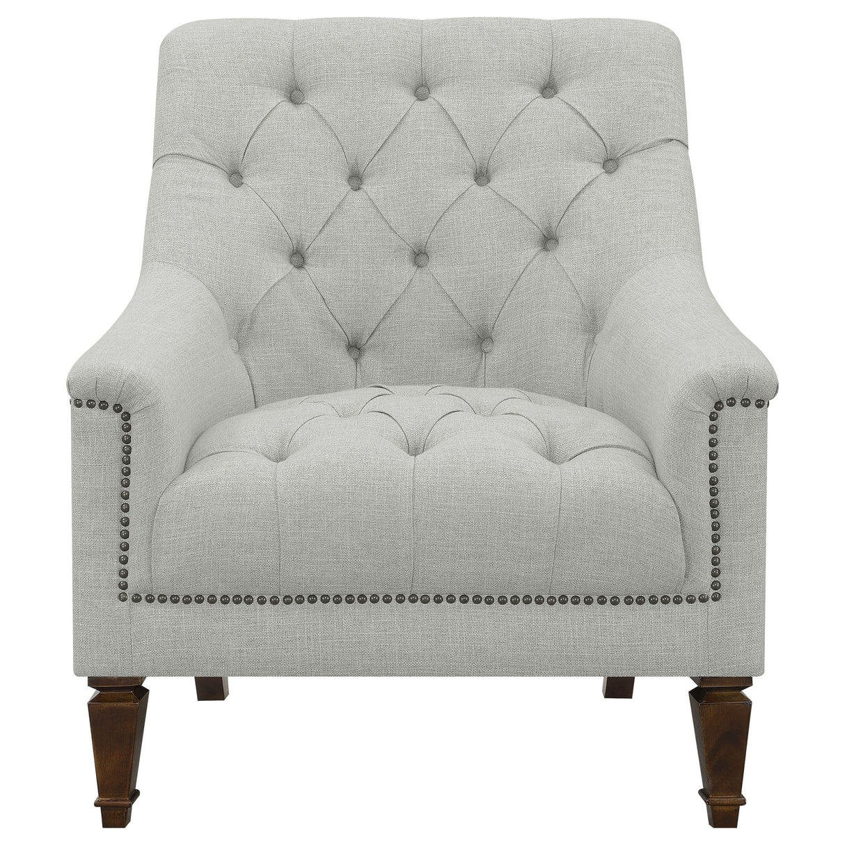 Avonlea Upholstered Tufted Living Room Set Grey | Coaster | Home Elegance USA