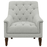 Avonlea Upholstered Tufted Living Room Set Grey | Coaster | Home Elegance USA