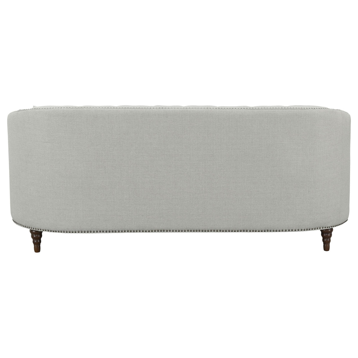 Avonlea Sloped Arm Upholstered Sofa Trim Grey | Coaster | Home Elegance USA