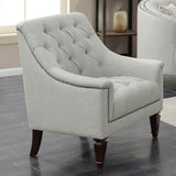 Chair - Avonlea Sloped Arm Upholstered Chair Grey