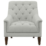 Chair - Avonlea Sloped Arm Upholstered Chair Grey