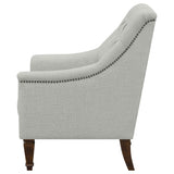 Chair - Avonlea Sloped Arm Upholstered Chair Grey