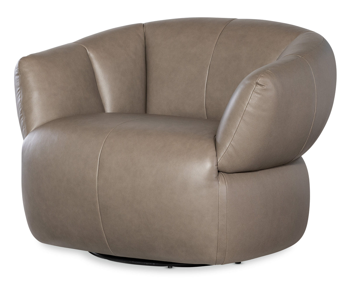 Aria Swivel Chair - Dark Gray by Hooker Furniture - View 4