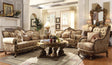 HD-506 Traditional Living Room Set by Homey Design – Hand-Carved Wood & Chenille Upholstery